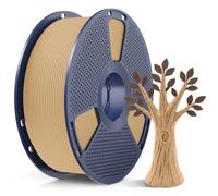 SUNLU Filament PLA en bois de 1,75 mm, bois d'érable | Fibre de bois véritable, texture et parfum naturels du bois, sans obstruction, précision dimensionnelle +/- 0,02 mm