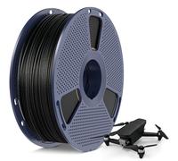SUNLU Filament PLA en fibre de carbone solide et léger de 0,069 pouces, précision dimensionnelle +/- 0,02 mm, filament d'imprimante 3D en fibre de carbone PLA, filament d'impression 3D parfaitement