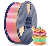 SUNLU Filament PLA en soie arc-en-ciel de 1,75 mm, filament 3D multicolore dégradé, filament brillant pour imprimante 3D, précision dimensionnelle +/-0,02 mm, bobine de 1 kg, soie arc-en-ciel 05