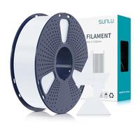 SUNLU Filament PLA Haute Vitesse1.75 mm, Filament PLA pour Imprimante 3D rapide, Conçu pour l'impression à Grande Vitesse, HS-PLA Filament, Précision Dimensionnelle +/- 0.02 mm, 1KG Blanc