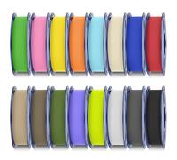 SUNLU Lot de 16 filaments PLA mats de 16 couleurs multicolores pour imprimante 3D, mini bobine, finition mate, emballés individuellement sous vide.