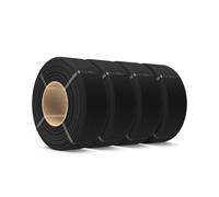 SUNLU Lot de 4 rouleaux de filament PLA mat 1,75 mm - 4 kg - Pour imprimante 3D - Noir mat - Pour bobines réutilisables - Compatible avec imprimante à filament Bambu Lab - 4 rouleaux de 1 kg/rouleau