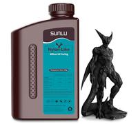 SUNLU Nylon comme résine pour imprimante 3D, résine photopolymère forte et durable pour imprimantes LCD/DLP/SLA, durcissement UV 395-405nm, résine pour pièces fonctionnelles et prototypes,1000g Noir