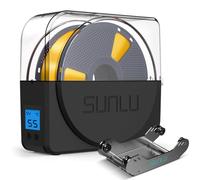 SUNLU Official Filadryer S1+ with Filament Holder, Boîte de Séchage sans Humidité+Support de Filament pour imprimante 3D, Facile à Utiliser et Portable, SUNLU S1 Plus (Noir)+Filament Holder
