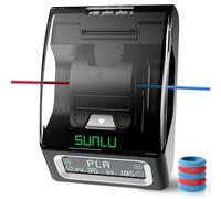SUNLU Official Filament Connecteur avec 200 Tubes PTFE, Filament Connector pour Filament d'Imprimante 3D 1,75mm Jusqu'à 240 °C, Compatible avec PLA PETG TPU ABS PA Nylon, Facile à Utiliser
