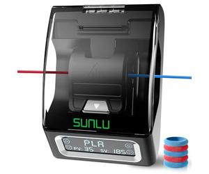 SUNLU Official Filament Connecteur avec 200 Tubes PTFE, Filament Connector pour Filament d'Imprimante 3D 1,75mm Jusqu'à 240 °C, Compatible avec PLA PETG TPU ABS PA Nylon, Facile à Utiliser