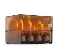SUNLU Officiel AMS Heater, Séchage et Impression Simultanés, Sécheuse de Filament 3D pour AMS Gen 1, Contrôle Intelligent de l'Humidité, Chauffage à 70°C en 20 Min pour 4 Bobines