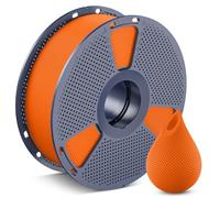 SUNLU PETG Filament 1,75 mm, moins d'étirement, bonne adhérence des couches, haute résistance Filament pour imprimante 3D 1,75 ± 0,02 mm, bobine de 1 kg (2,2 lb), PETG orange vif