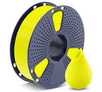 SUNLU PETG Filament 1,75 mm, moins d'étirement, bonne adhérence des couches, haute ténacité Filament pour imprimante 3D 1,75 ± 0,02 mm, bobine de 1 kg (2,2 lb), PETG jaune