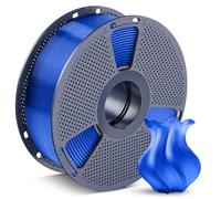 SUNLU PETG Filament 1,75 mm, moins d'étirement, bonne adhérence des couches, haute ténacité Filament pour imprimante 3D 1,75 ± 0,02 mm, bobine de 1 kg (2,2 lb), PETG transparent bleu