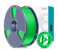 SUNLU PLA+2.0 Filament 1,75 mm, Mise à niveau du filament PLA+ 1,75 mm, résistance améliorée, précision dimensionnelle +/- 0,02mm, bobine de 1kg (2,2 LBS), Vert