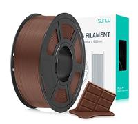 SUNLU PLA+ Filament 1.75mm, Filament PLA Plus pour Imprimante 3D, Filament PLA+ 1KG pour impression 3D avec Meilleure Résilience, Neatly Wound, Précision +/- 0.02mm,Couleur chocolat