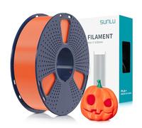 SUNLU PLA+ Filament 1.75mm, Filament PLA Plus pour Imprimante 3D, Filament PLA+ 1KG pour impression 3D avec Meilleure Résilience, Neatly Wound, Précision +/- 0.02mm,Sunshine orange