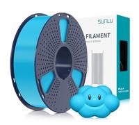 SUNLU PLA+ Filament 1.75mm, Filament PLA Plus pour Imprimante 3D, Filament PLA+ 1KG pour impression 3D avec Meilleure Résilience, Neatly Wound, Précision +/- 0.02mm,Bleu ciel