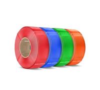 SUNLU PLA+ Filament de recharge 1,75 mm 4 kg, recharge PLA Plus sans bobine pour bobine réutilisable, compatible avec Bambu Lab et SUNLU 2025 nouvelles bobines, Transparent Rouge/Bleu/Vert/Orange 1 kg
