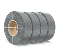 SUNLU PLA filament Recharge 1,75mm,filament PLA pour imprimante 3D compatible avec Bambu et SUNLU 3ème bobine réutilisable, 1 kg par bobine, lot de 4, 4 Gris