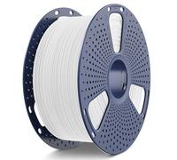 SUNLU PLA Mat Filament 1.75mm 3KG, Grosse Bobine pour Impressions Longues, Précision Dimensionnelle ±0.02mm, Surface Lisse et Mate, 3kg Bobine Blanc