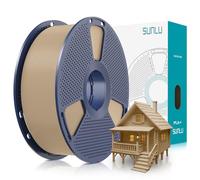 SUNLU PLA Plus Filament 1.75mm, Filament PLA+ pour Imprimante 3D, Renforcé Dur et Résistant, Précision Dimensionnelle +/- 0.02mm, 1KG Chêne