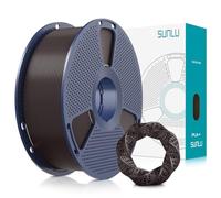 SUNLU PLA Plus Filament 1.75mm, Filament PL pour Imprimante 3D, Renforcé Dur et Résistant, Précision Dimensionnelle +/- 0.02mm, 1KG Châtaigne Noir