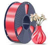 SUNLU PLA Plus Silk Brillante Filament 1.75mm pour Imprimante 3D, Silk PL Filament avec Finition Lisse et Soyeuse, Bon Rendu, Précision Dimensionnelle +/- 0.02mm, Bobine de 1kg, Silk Candy Dandy