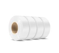 SUNLU Recharge de filament PLA+ 1,75 mm 4 kg, PLA Plus pour imprimante 3D, sans bobine, blanc, pour bobines réutilisables, compatible avec imprimante 3D Bambu Lab, 4 rouleaux de 1 kg/rouleau