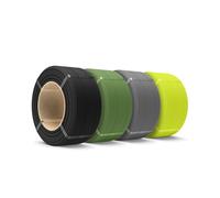 SUNLU Recharge de filament PLA mat 500G 1,75 mm, Recharge PLA mat sans bobine pour bobine réutilisable, Compatible avec Bambu Lab et les nouvelles bobines SUNLU 2025, Noir/Olive/Gris/Jaune vif 2KG au