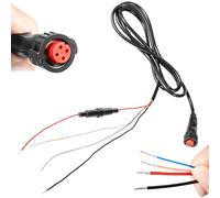 Sunluway 010-12445-00 Câble d'alimentation/données pour Garmin, fileté 4 | Compatible avec Garmin ECHOMAP CHIRP/Plus/UHD 7x/9x & UHD2 ; câble fileté à 4 broches de 1,8 m avec NMEA 0183 I/O