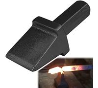 Sunluway Outil de coupe à enclume de forgeron - Tige de 1,9 cm - Outil de coupe à chaud - Noir