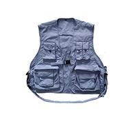 Sunma Homme/Femme Multi-Poche Veste de Photographie sans Manche Respirant Camping Gilet de Pêche