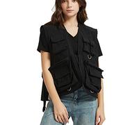 Sunma Homme/Femme Multi-Poche Veste de Photographie sans Manche Respirant Camping Gilet de Pêche