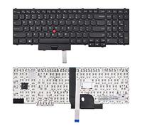 SUNMALL Clavier de Rechange Compatible avec IBM P50 us Lenovo IBM ThinkPad P50 20EQ 20EN P51 20HH 20HJ P70 20ER 20ES Noir avec Cadre et trackpoint