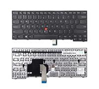 SUNMALL Clavier de remplacement compatible avec Lenovo IBM Thinkpad E450 E450C E455 E460 E465 W450 avec pointeur (pas de rétroéclairage)