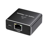 Sunmeit 1 en 2 vers l'extérieur Gigabit Ethernet Splitter 1000Mbps haute vitesse RJ45 Câble d'extension réseau Connecteur Cat5/5e/6/7/8 Splitte