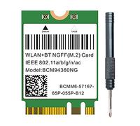 Sunmeit Carte WiFi Double Bande 1200Mbps BCM94360NG pour MacOS Hackintosh 802.11Ac Bluetooth 4.0 Adaptateur sans Carte RéSeau LAN