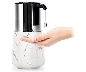 Sunmeit Distributeur automatique de savon sans contact, distributeur automatique de savon pour salle de bain, distributeur automatique de savon avec lotion de 400 ml,