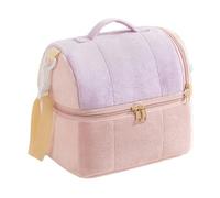 Sunmeit Isolé Sac à Lunch Réutilisable Boîte à Lunch Mignon Toast Étanche Refroidisseur Nourriture Déjeuner Fourre-Tout avec Bandoulière Réglable C