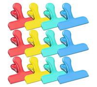 Sunmeit Pinces Larges en Acier Inoxydable, Pinces pour, Pinces pour Aliments, Pinces pour Chips Pommes Terre, Pinces pour en Métal Robustes, Pinces pour Collations, 12 Pièces