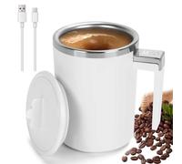 Sunmeit Tasse à Café Auto-Agitatrice avec Affichage LED de la Température, Tasse de Mélange de Café au Lait Rechargeable de 13,5 Oz, pour Le Bureau à Domicile