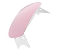 Sunmini Lampe de Séchage LED 6w pour Vernis Gel, Manucure Pédicure | Plastique Rose, Port Micro Usb, Double Longueur D’onde, Minuterie 45 S et 60 S