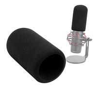 SUNMON Compatible avec HyperX QuadCast Pare-Brise Filtre Pop - Pare Brise en Mousse pour Microphone, Réduction du Bruit, Qualité Sonore Améliorée