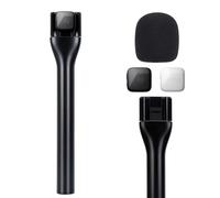 SUNMON Kit d'adaptateur de microphone portable pour DJI Mic Mini, adaptateur de microphone à main avec protection anti-pop pour microphone DJI Mini Mic, DJI Mic Holder pour interview, vlogging