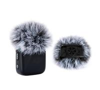 SUNMON Lot de 2 filtres anti-pop en mousse pour microphone DJI Mini (noir et blanc)