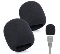 SUNMON Lot de 2 Filtres Anti-Pop pour Rode Wireless Go 2 - Coque de Micro Sans Fil Compatible avec Rode Wireless Pro, Amélioration de la Qualité Sonore