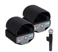 SUNMON Lot de 2 Rode Wireless Go 2 Housse de Protection Elastique pour Micro, Conception à Double Trou, Microphone Universel avec Etui, Convient aux Rode Microphones à Main