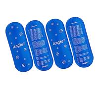 SUNMON Lot de 2 Sac de Glace Certifiés TSA pour Stylos à Insuline, Réutilisables, Sac de Froid avec la Plupart des Etuis Isothermes pour Stylos à Insuline, 17.5 x 6.5 cm (Bleu)
