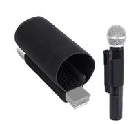 SUNMON Lot de 2 Sony TX660/TX650 Housse de Protection Elastique pour Micro, Conception à Double Trou, Microphone Universel avec Etui, Convient aux Microphones à Main
