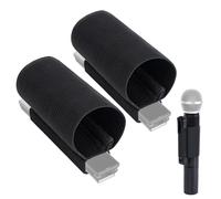 SUNMON Lot de 2 Sony TX660/TX650 Housse de Protection Elastique pour Micro, Conception à Double Trou, Microphone Universel avec Etui, Convient aux Microphones à Main