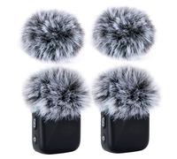 SUNMON Lot de 4 Filtres Antipop pour DJI Mic Mini: Bonnette Anti-Vent, Filtre Anti-Pop en Mousse, Filtre Antibruit, DJI Mic Mini Housse de Microphone Réduction du Bruit