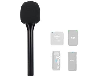 SUNMON Manche Micro DJI, Support Micro DJI, Poignée Micro DJI Mic, Micro Interview sans Fil Compatible avec Wireless Me et Rode Wireless GO Pro Synco G1/A2