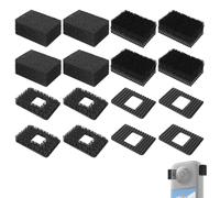 SUNMON Pare-Brise à 8 Micros de Caméra, Bonnettes Anti-Vent à Micros de Caméra pour Insta360 X3/X4, pour Réduire le Bruit du Vent des Caméras et des Micro